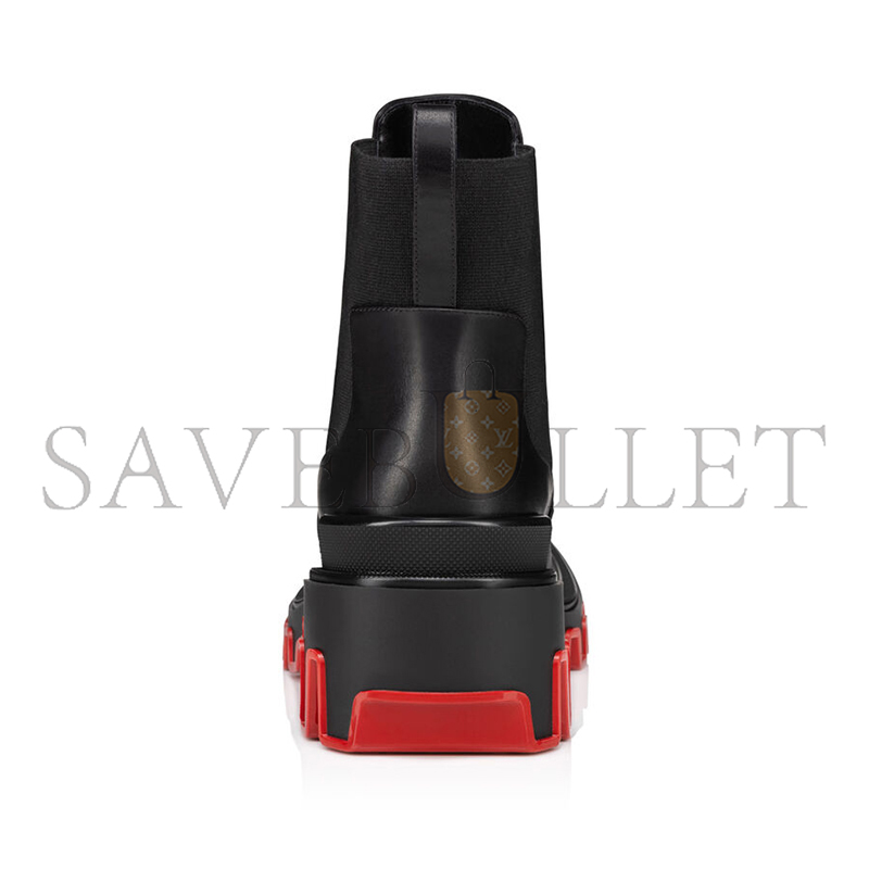 CHRISTIAN LOUBOUTIN MARCHACROCHE DUNE BOOTS 1240370BK01